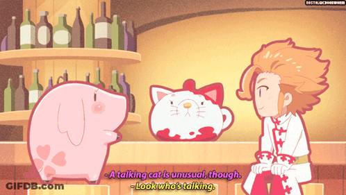 Talking Cat Look Who's Talking GIF