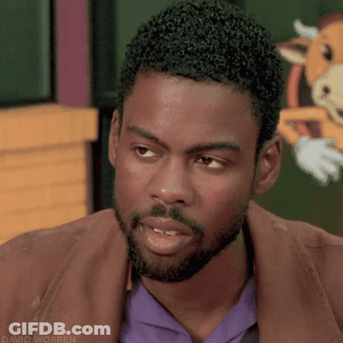 Talking Chris Rock Eye Roll Meme GIF