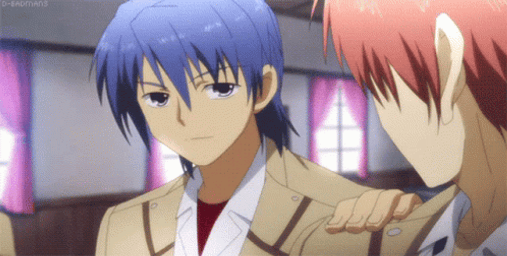 Talking Hideki In Angel Beats GIF