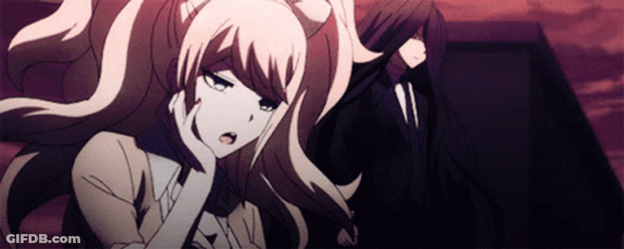 Talking Junko Enoshima GIF