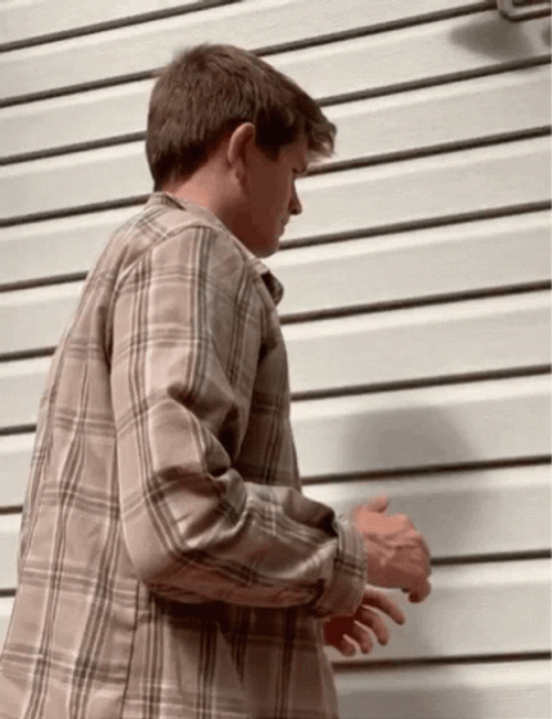 Talking To A Wall Young Guy Explaining GIF