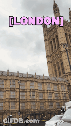 Tall Building With London GIF