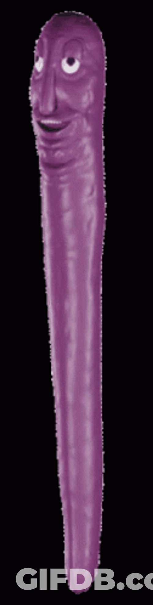 Tall Purple Worm GIF