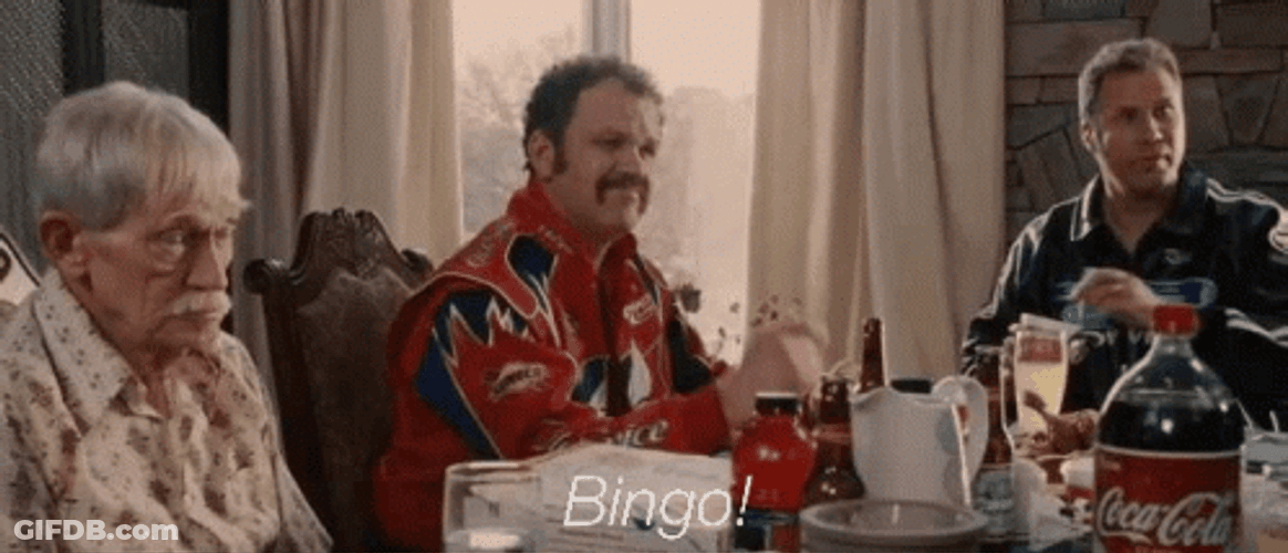 Talladega Nights Bingo GIF