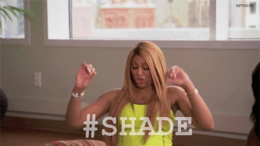 Tamar Braxton Shade GIF