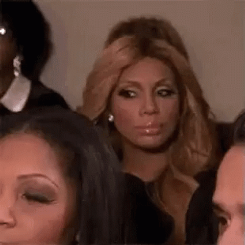 Tamar Braxton Side Eye Glance GIF
