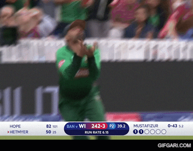 Tamim Iqbal Catching Ball GIF