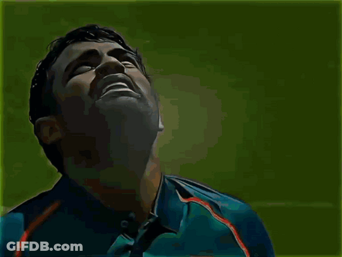 Tamim Iqbal Looking Upward GIF