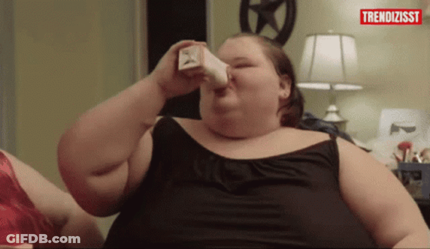 Tammy Louise Slaton Choking In Soda GIF
