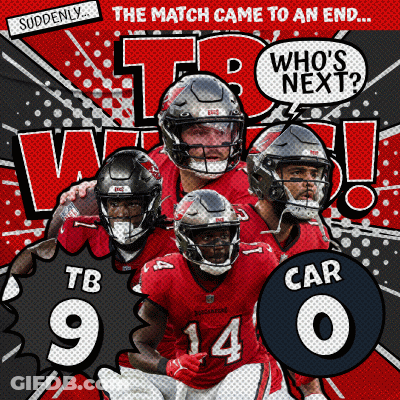 Tampa Bay Buccaneers Ad The Match Came To An End Who's Next GIF