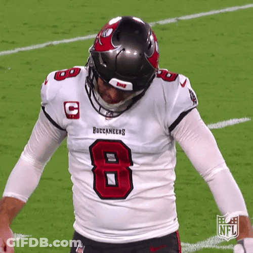 Tampa Bay Buccaneers Bradley Pinion Punching Air GIF