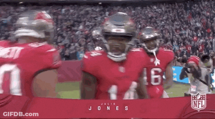 Tampa Bay Buccaneers Congratulating Julio Jones GIF