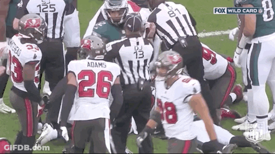 Tampa Bay Buccaneers In A Fight GIF