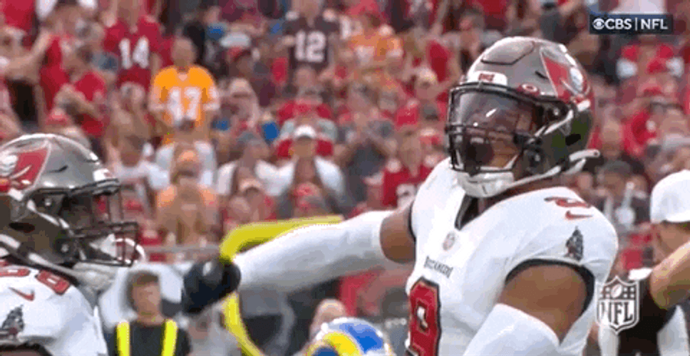 Tampa Bay Buccaneers Joe Tryon Shoyinka Chest Pound GIF