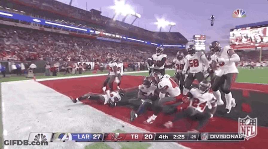 Tampa Bay Buccaneers Row The Boat Celebration GIF