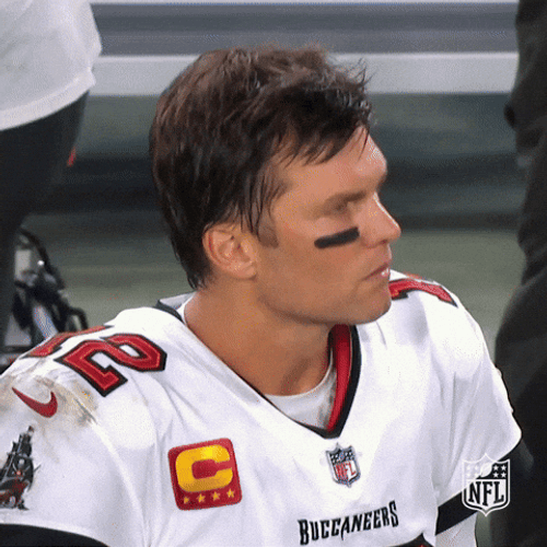 Tampa Bay Buccaneers Tom Brady Looking Mad GIF