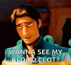 Tangled Character Asking Can He See His Blood GIF