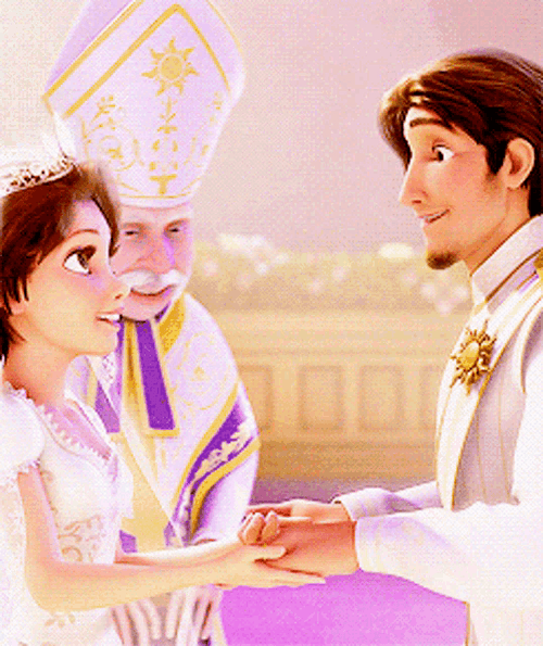 Tangled Ever After Marriage GIF