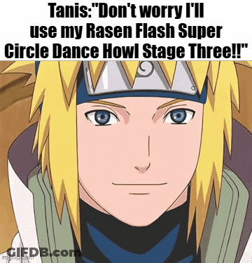Tanis Says Don't Worry I'll Use My Rasen Flash Super Circle Dance Howl Stage Three GIF