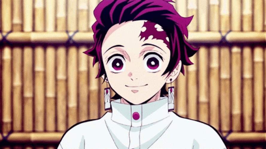 Tanjiro Demon Slayer Smile GIF