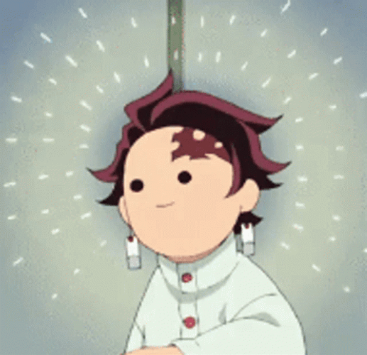 Tanjiro Happy Derp Face GIF