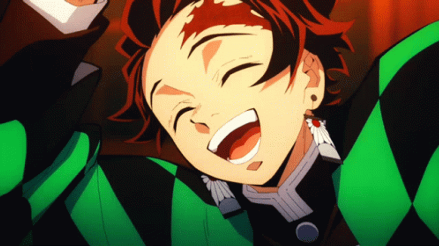 Tanjiro Smile Mugen Train GIF