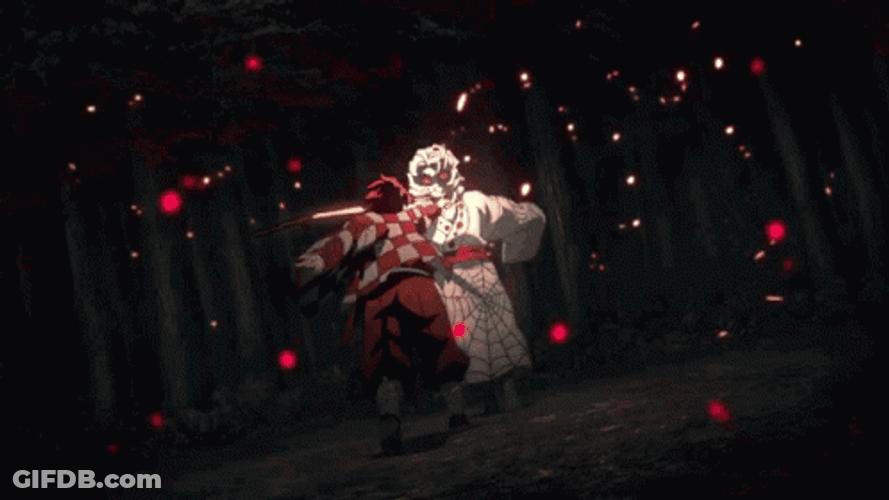 Tanjiro Vs Daki GIF