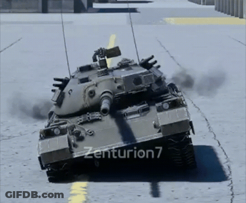 Tank Driving With Zenturion7 GIF