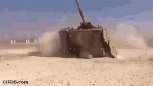Tank Driving With Zenturion7 GIF