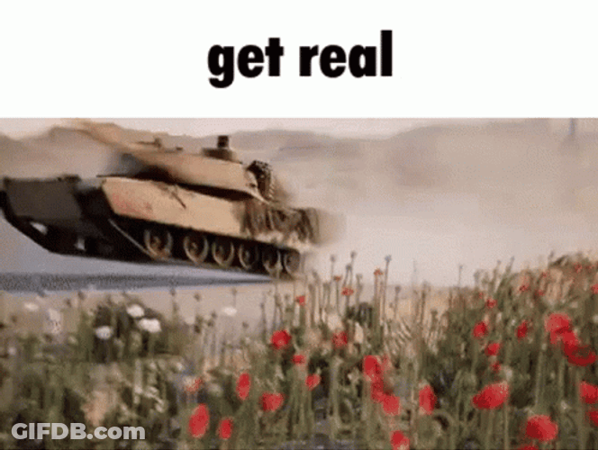 Tank Flying Get Real GIF