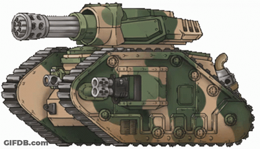 Tank Leman Russ Executioner Animation GIF