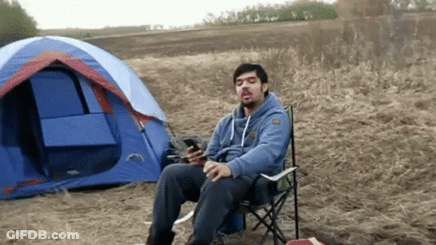 Tanner Hates Camping Why Meme GIF