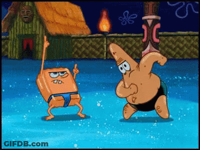 Tanning Spongebob And Patrick GIF