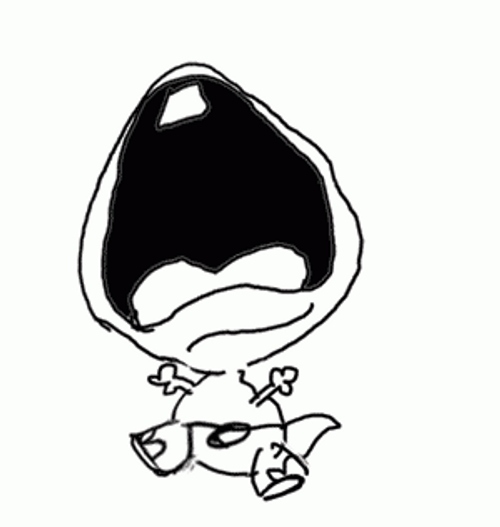 Tantrum Crying Baby Sketch Cartoon GIF