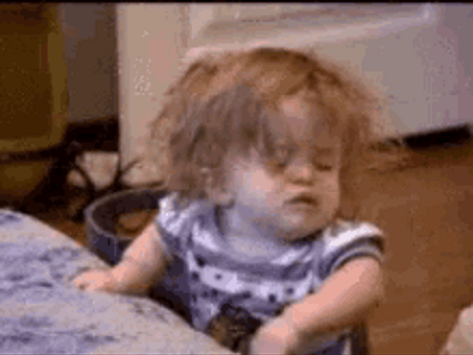 Tantrum Tired Exhausted Baby Crying GIF