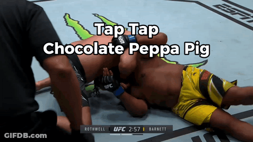 Tap Tap Chocolate Peppa Pig Is Displayed On The Screen GIF