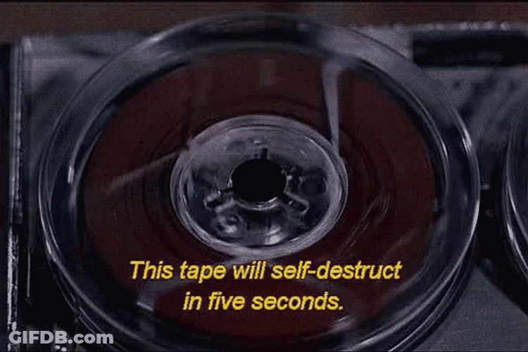 Tape Countdown To Self Destruct GIF