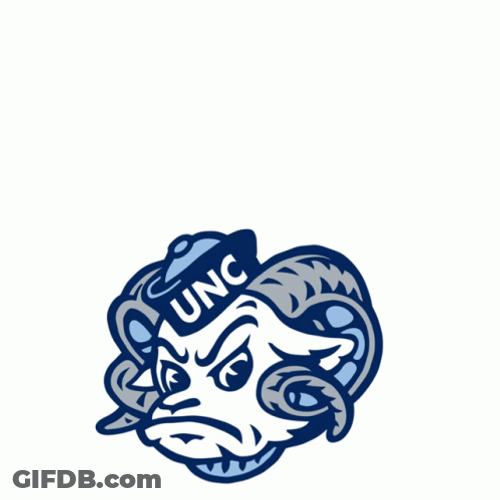 Tar Heels Rameses Head Vote Early GIF