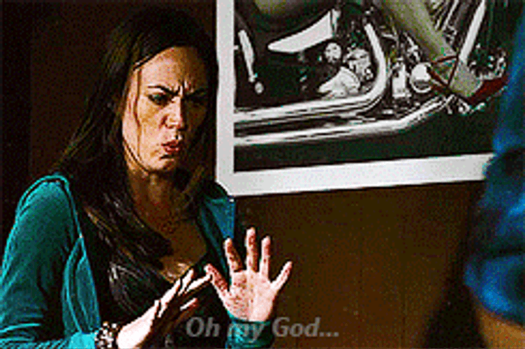 Tara Knowles Shocked Reaction Sons Of Anarchy GIF
