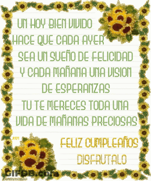 Tarjeta De Cumpleaños GIF