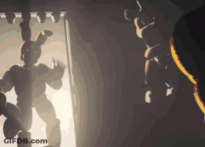 Tarnished Spinning Springtrap Bunny FNAF GIF