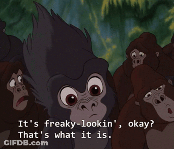 Tarzan Animated Movie Quote Gorilla Monkeys GIF