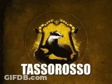 Tassorosso Badger Logo GIF