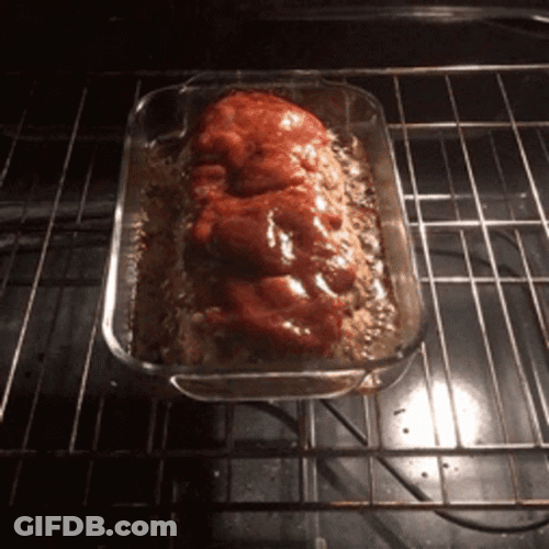 Tasty Meatloaf Cooking GIF