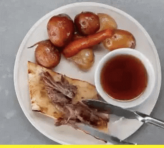 Tasty Pot Roasted Beef Sandwich Time Lapse GIF