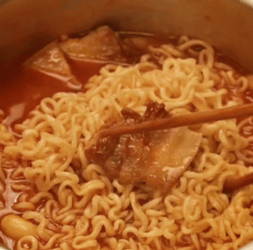 Tasty Ramen Noodle Soup GIF