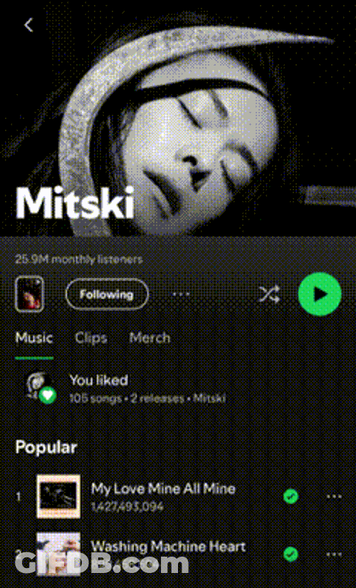 Tate Mcrae Tanked Godmitski GIF