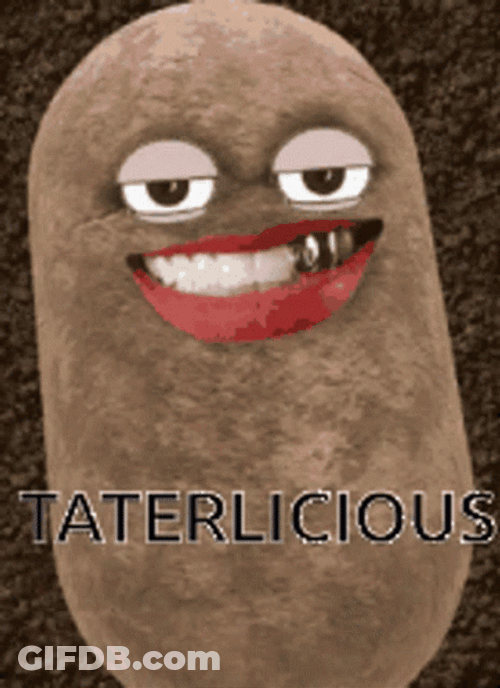 Taterlicious Hot Potato Liking GIF