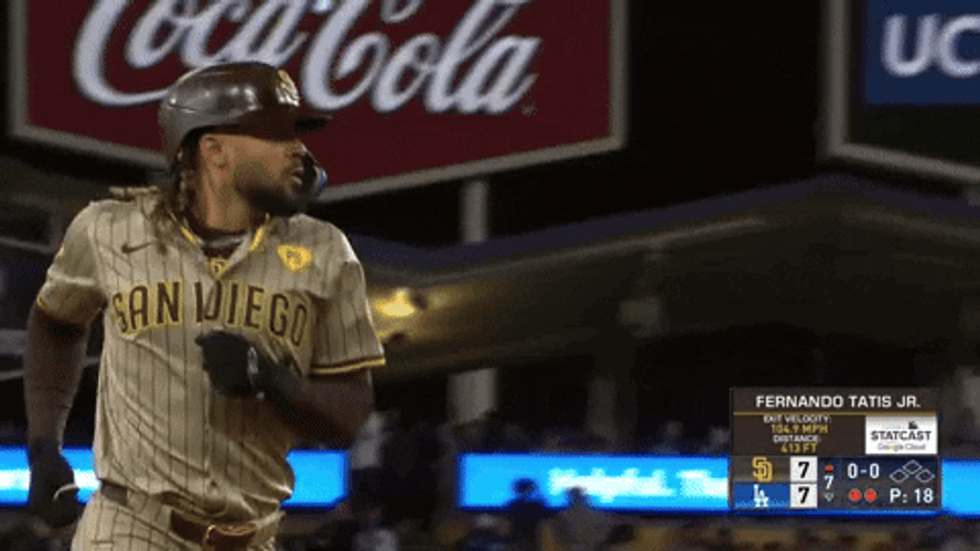 Tatis Jr Bouncy Run GIF