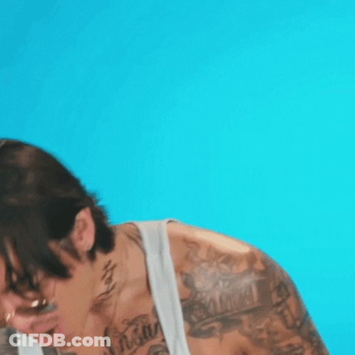 Tattooed Man Saying Holy Moly GIF